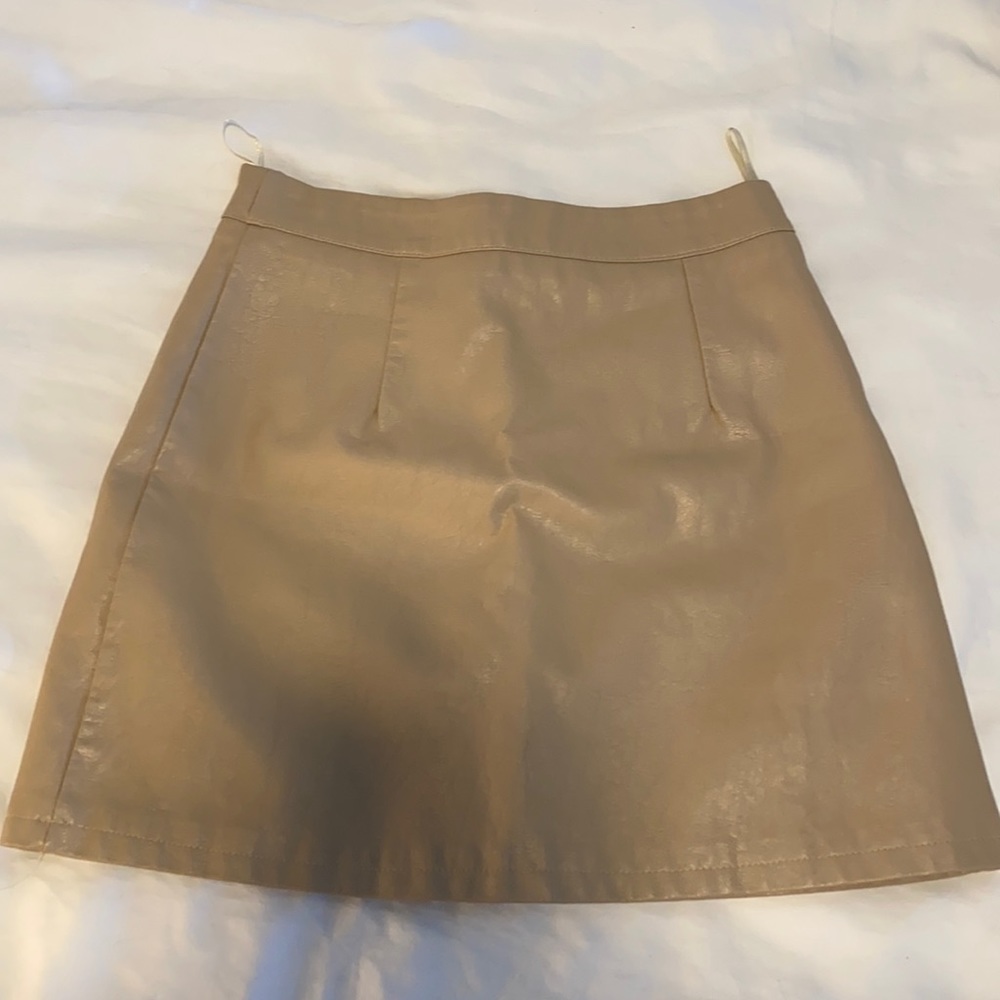 Princess Polly faux leather mini skirt